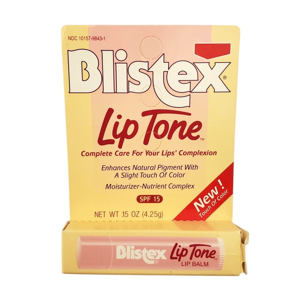 Blistex Lip Tone Lip Balm Discontinued 0.15 oz NEW In Box Rare VTG SPF 15